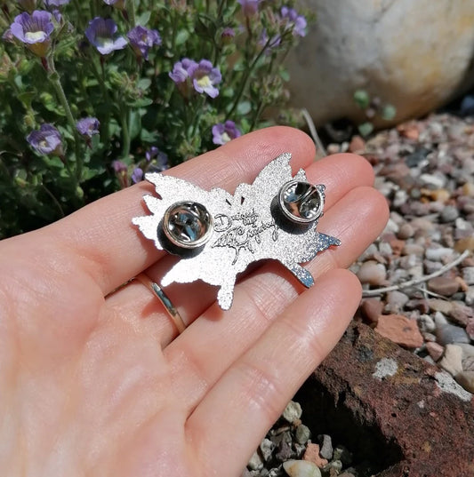 Kawaii Anti Social Butterfly Statement Hard Enamel Pin