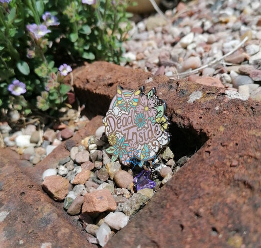 Kawaii Dead Inside Hard Enamel Pin