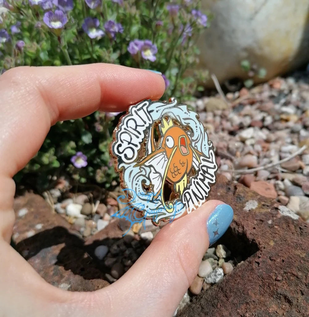Magikarp Spirit Animal Inspired Hard Enamel Pin