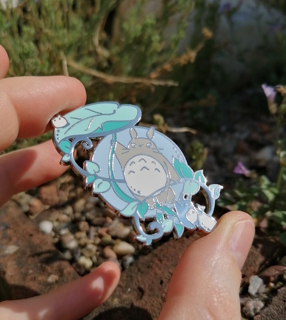 Kawaii Totoro Inspired Hard Enamel Pin