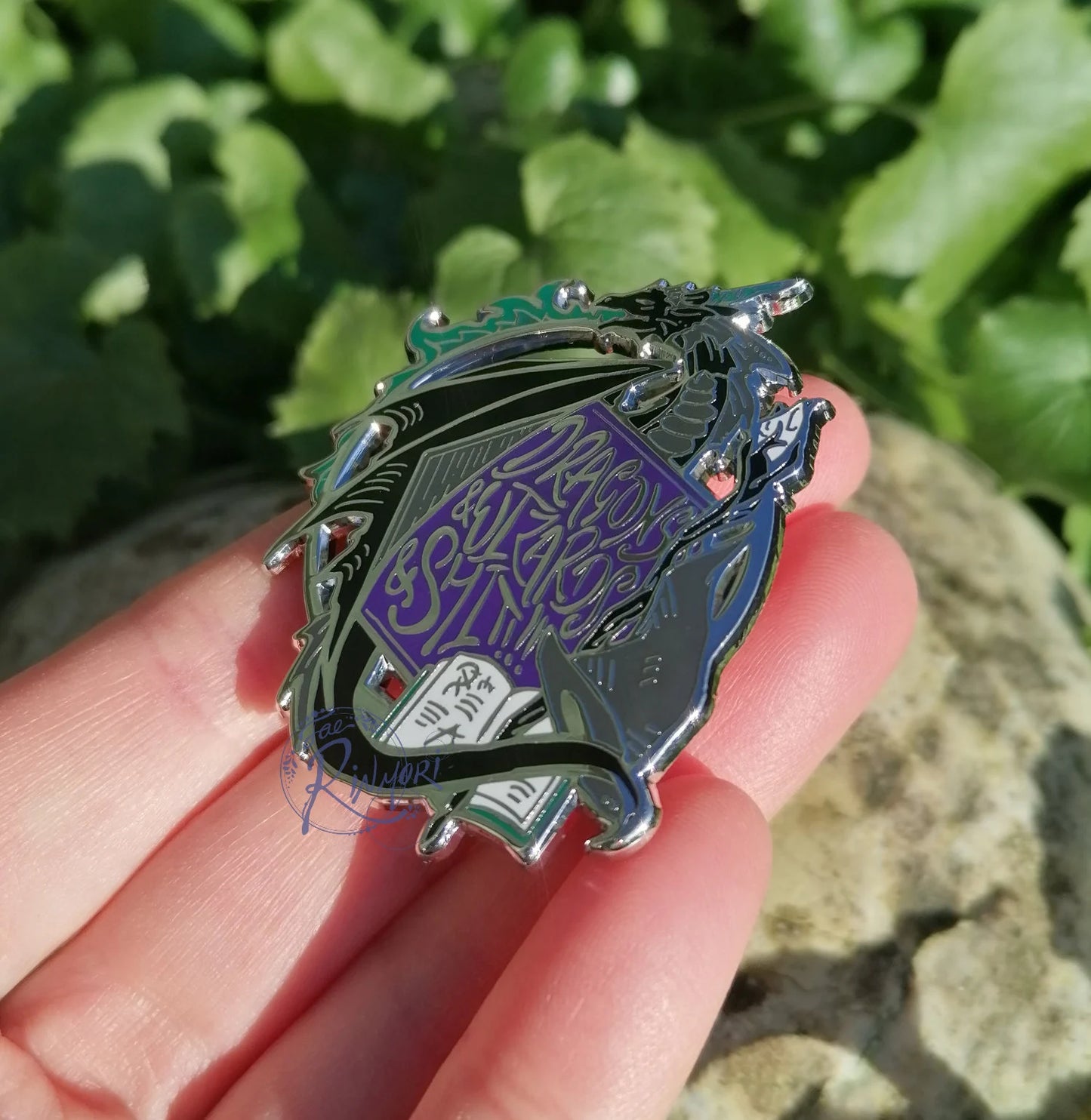 Dragons, Wizards and Shit D&D Hard Enamel Pin