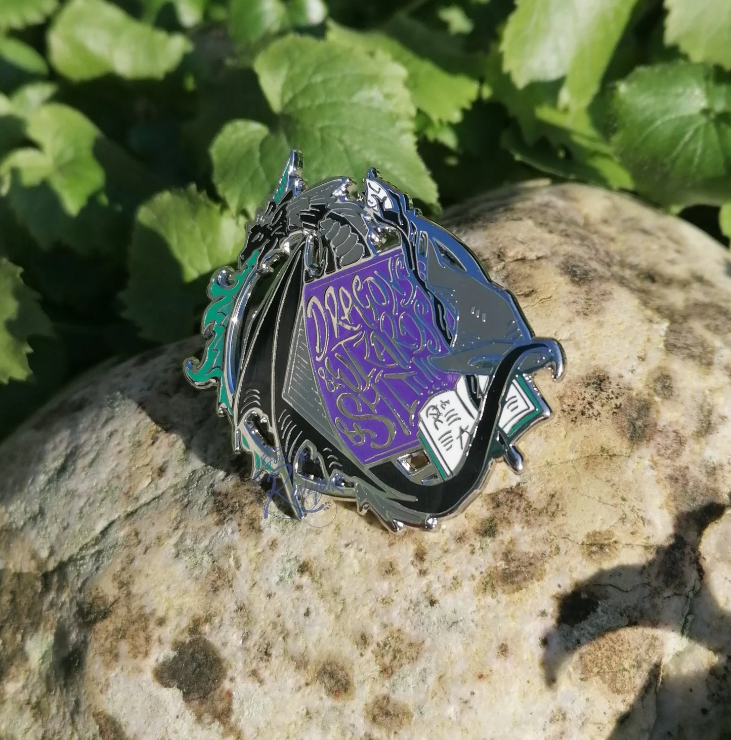 Dragons, Wizards and Shit D&D Hard Enamel Pin
