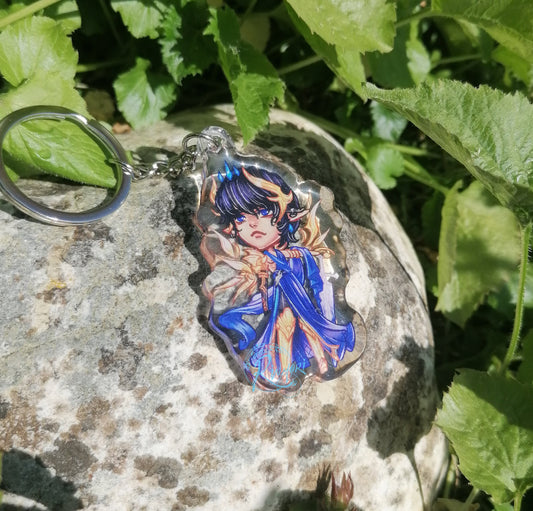 FFXIV Aymeric Greek Myth Zeus Inspired Keyring