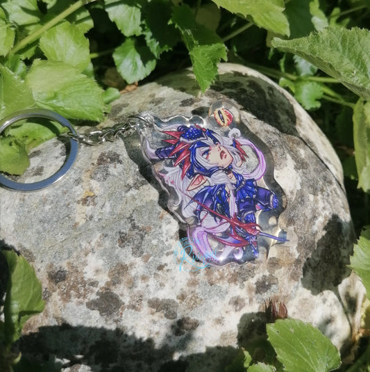 FFXIV Estinien Greek Myth Ares Inspired Keyring