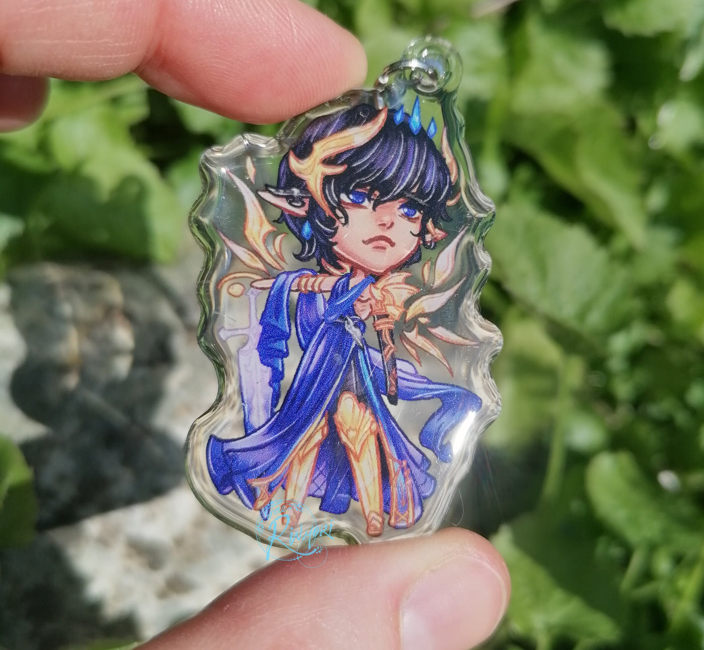 FFXIV Aymeric Greek Myth Zeus Inspired Keyring