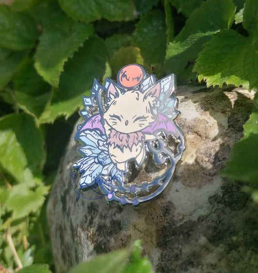 FFXIV Moogle Inspired Hard Enamel Pin