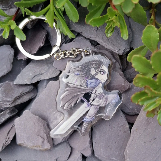 Critical Role Yasha Acrylic Keyring