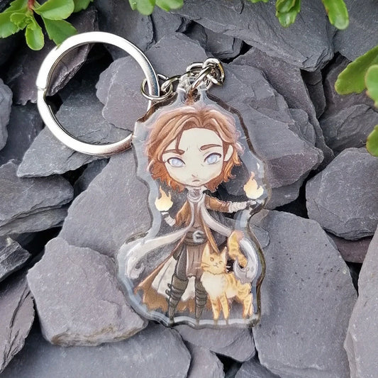 Critical Role Caleb Acrylic Keyring