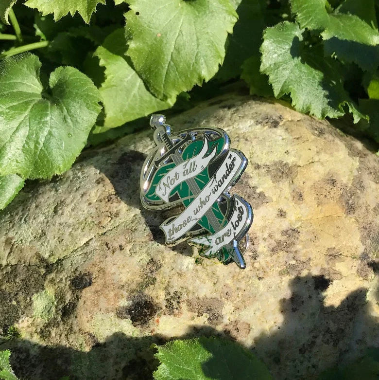 Lord of the Rings Quote Inspired Hard Enamel Pin Badge