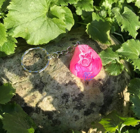 FFXIV Black Mage Magical DPS Role Job Stone - Hot Pink