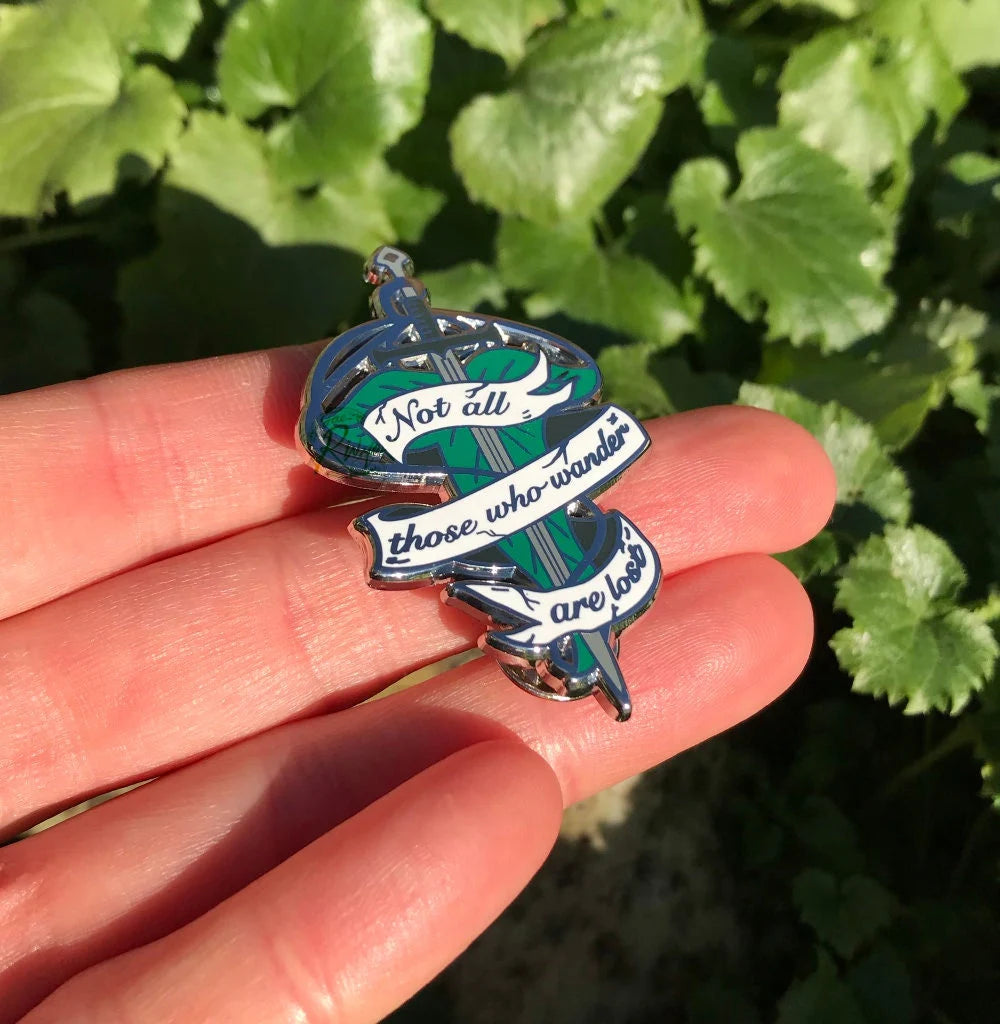 Lord of the Rings Quote Inspired Hard Enamel Pin Badge