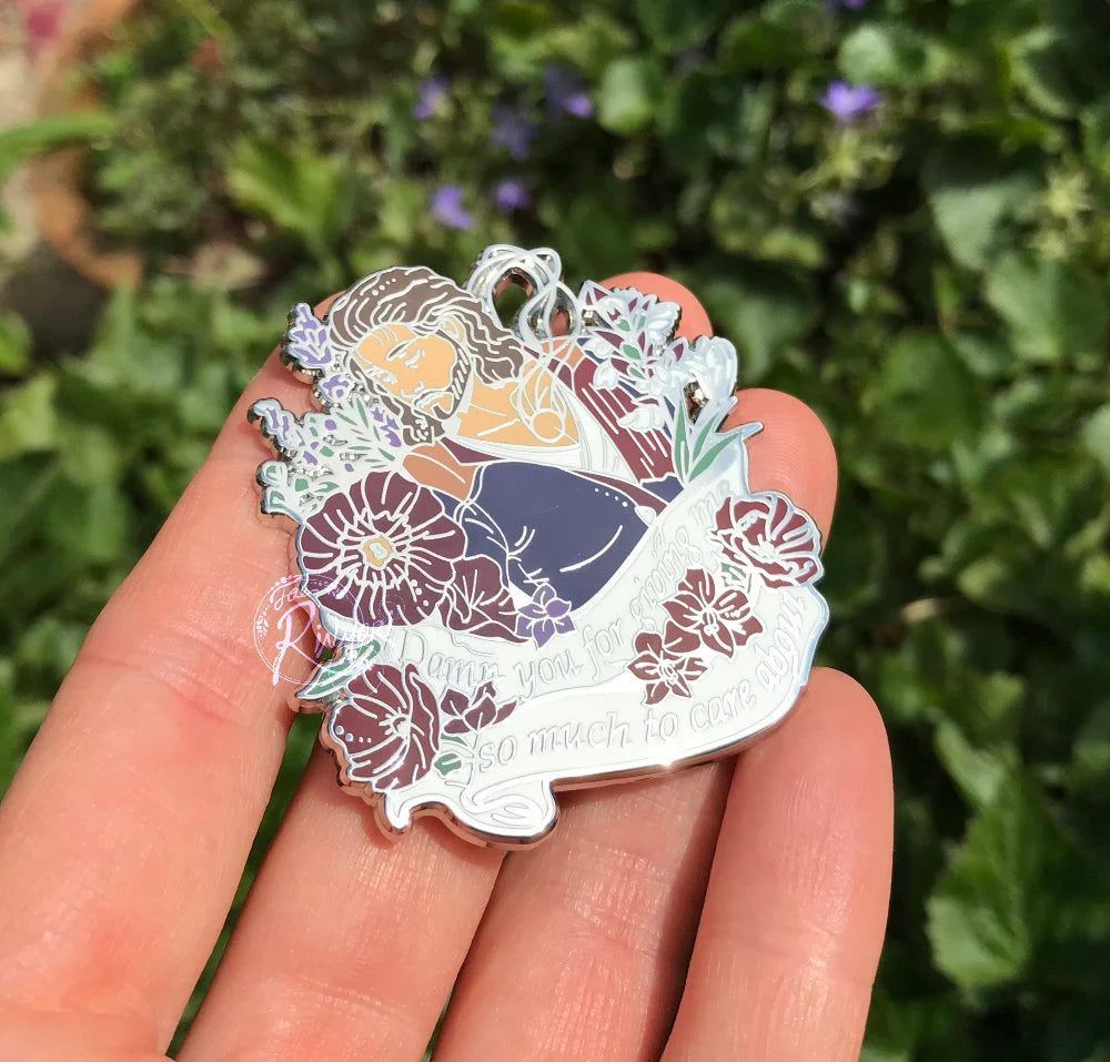 Gale Flower Quote BG3 Hard Enamel Pin