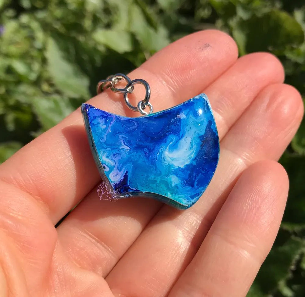 FFXIV Summoner Magical DPS Role Job Stone - Blue Purple White