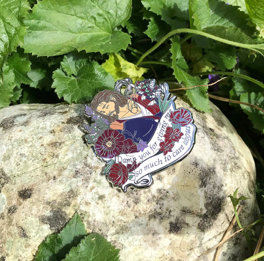 Gale Flower Quote BG3 Hard Enamel Pin