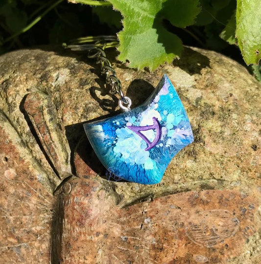 FFXIV Summoner Magical DPS Role Job Stone - Blue Purple White