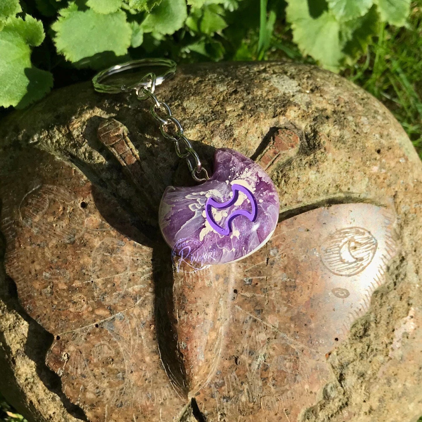 FFXIV Warrior Tank Role Job Stone - Purple