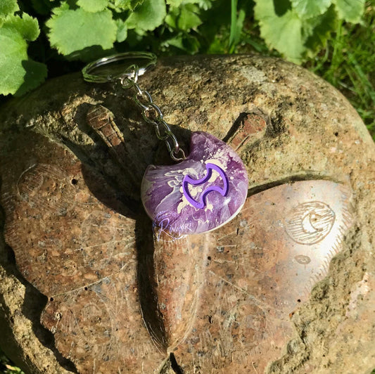 FFXIV Warrior Tank Role Job Stone - Purple