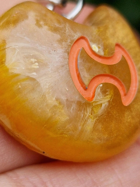 FFXIV Warrior Tank Role Job Stone - Orange