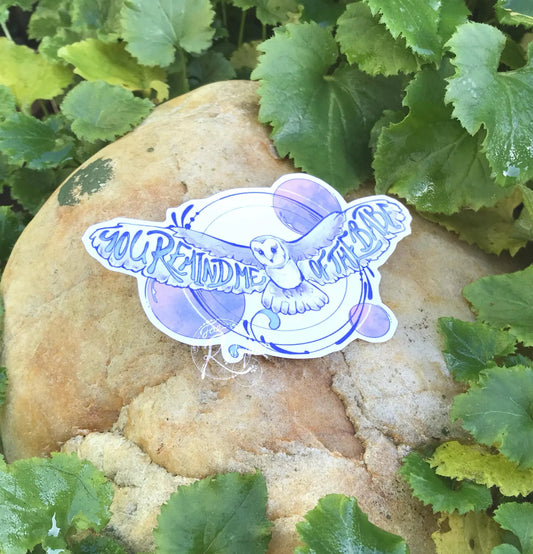 Labyrinth Movie 'You remind me of the babe' Inspired Sticker