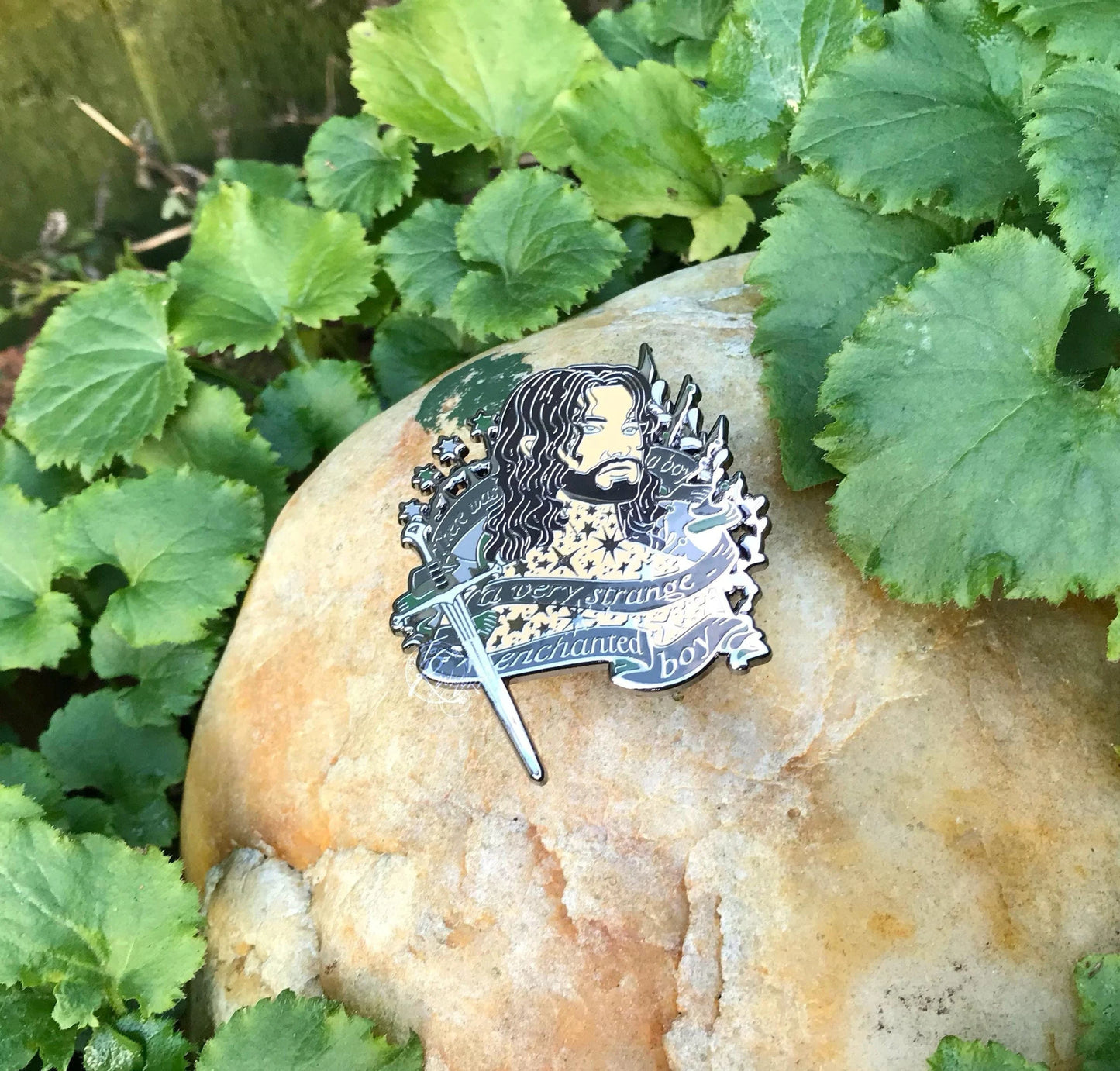 Aragorn LotR Inspired Hard Enamel Pin Badge