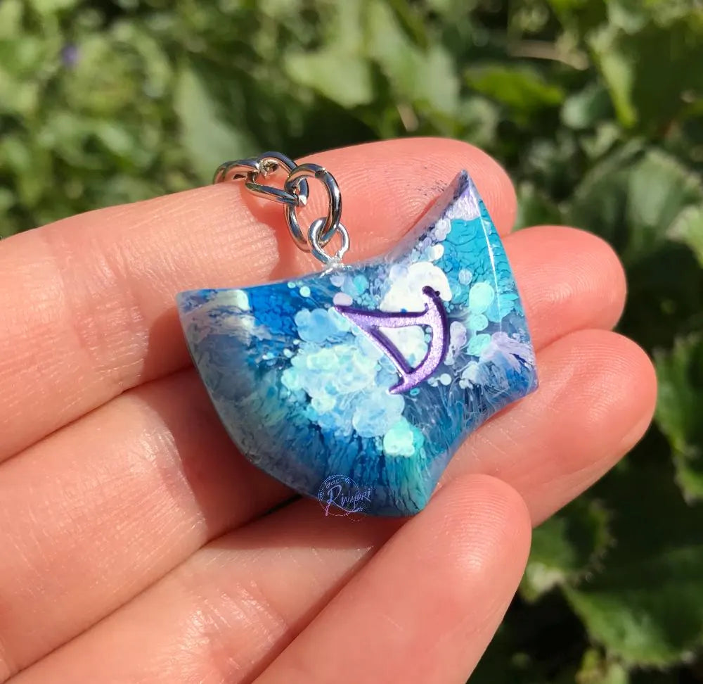 FFXIV Summoner Magical DPS Role Job Stone - Blue Purple White