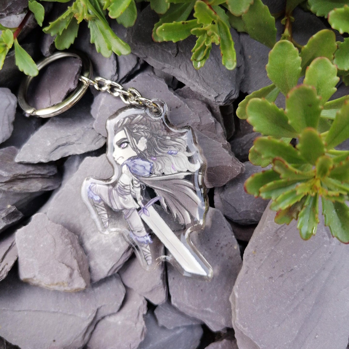 Critical Role Yasha Acrylic Keyring