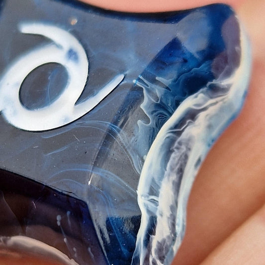 FFXIV Ninja Melee DPS Role Job Stone - Blue Black