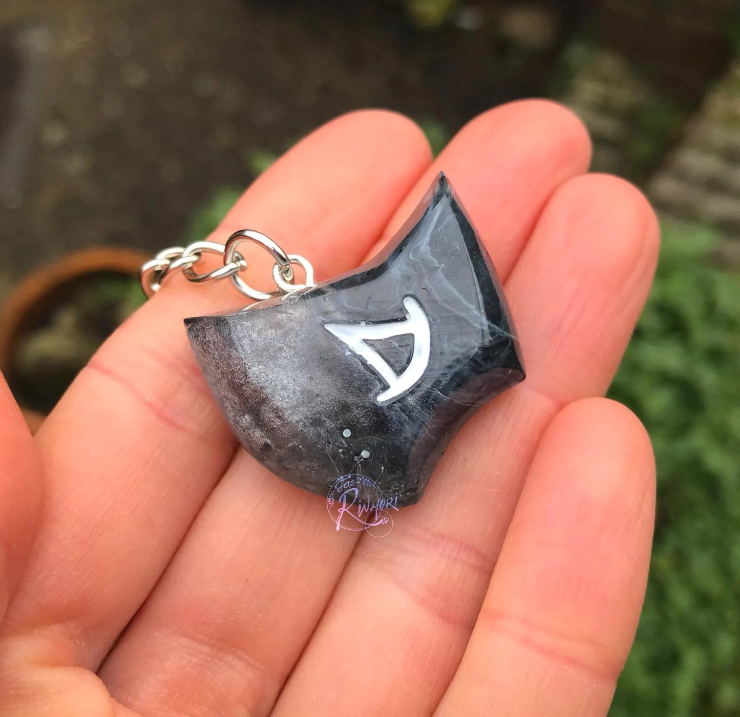 FFXIV Summoner Magical DPS Role Job Stone - Black Silver
