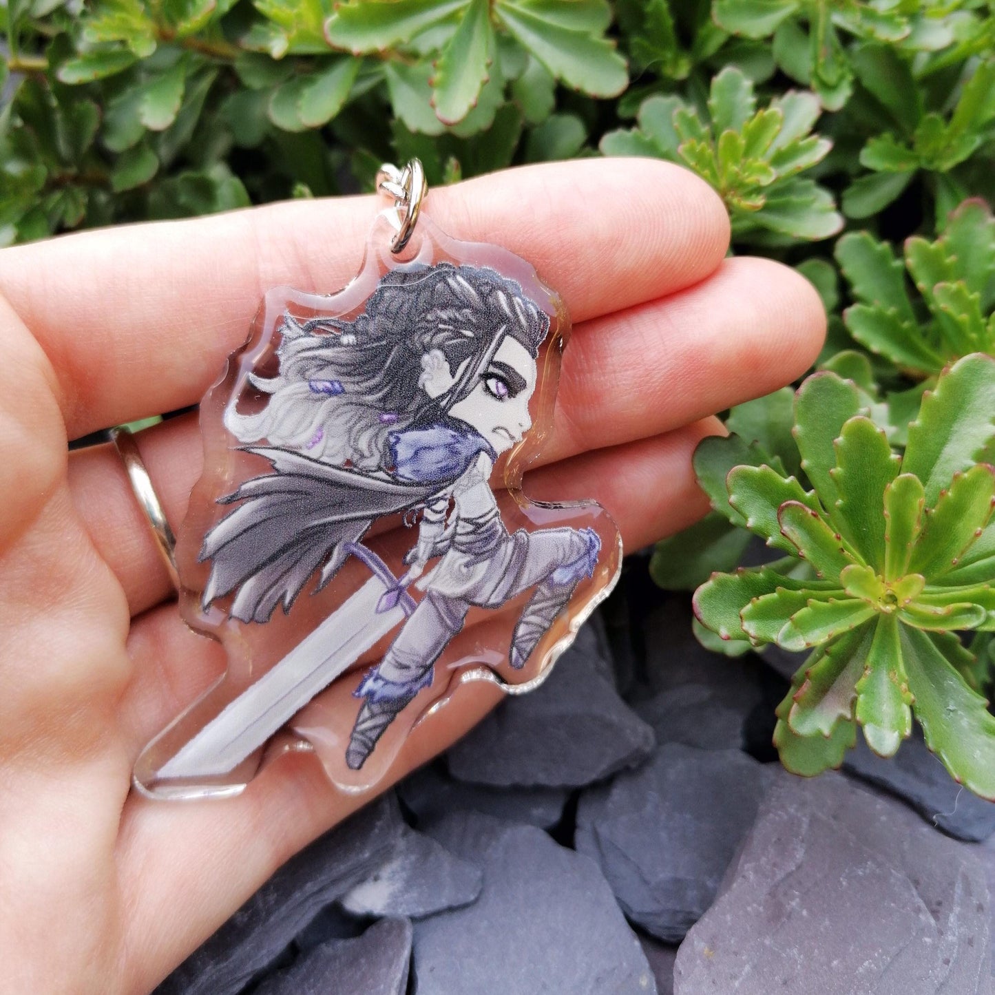 Critical Role Yasha Acrylic Keyring