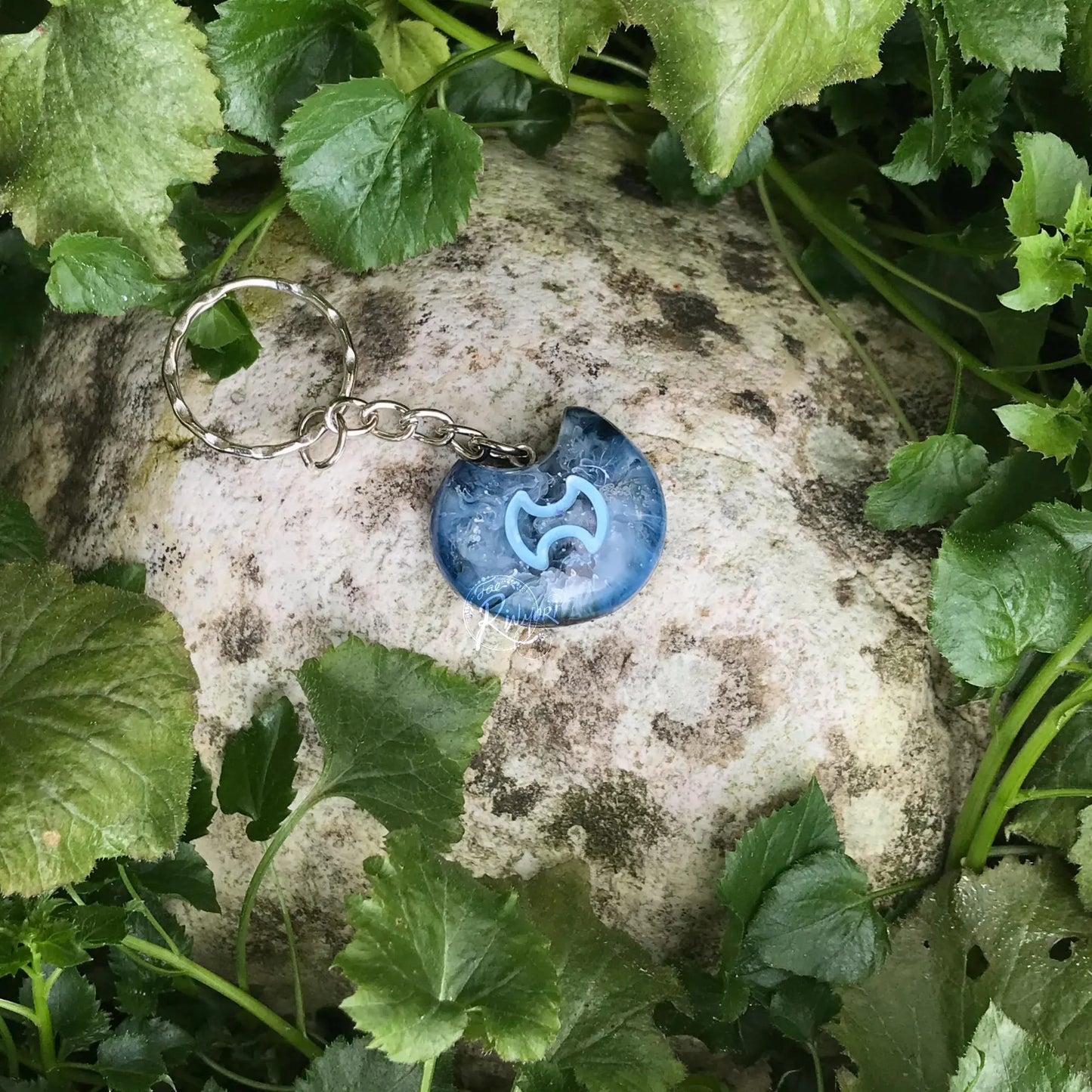 FFXIV Warrior Tank Role Job Stone - Blue