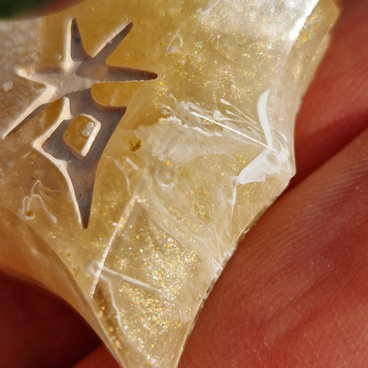 FFXIV Dark Knight Tank Role Job Stone - Pale Gold