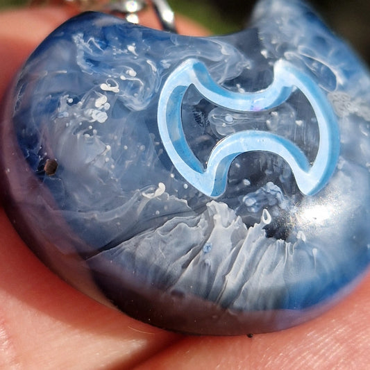 FFXIV Warrior Tank Role Job Stone - Blue