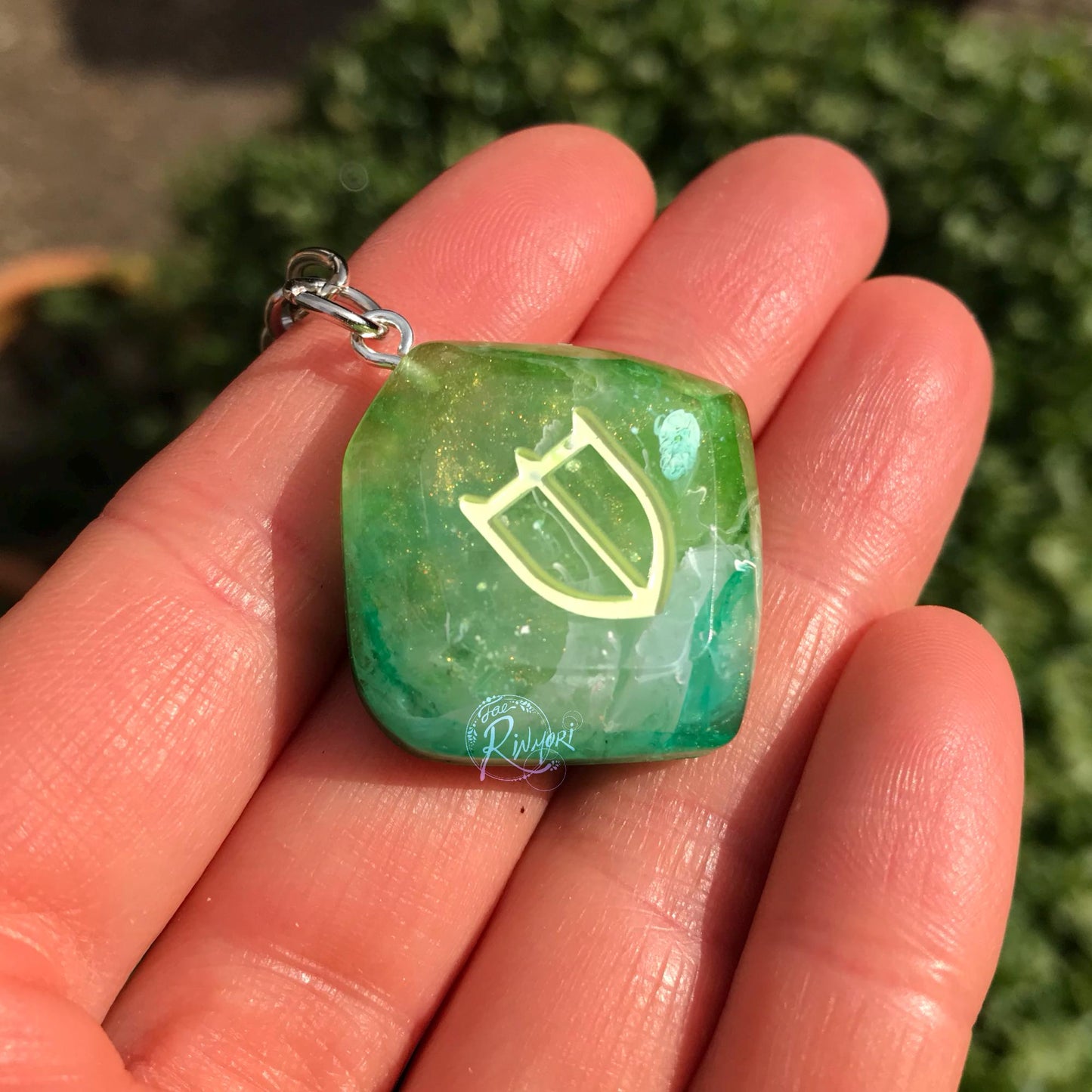 FFXIV Paladin Tank Role Job Stone - Green