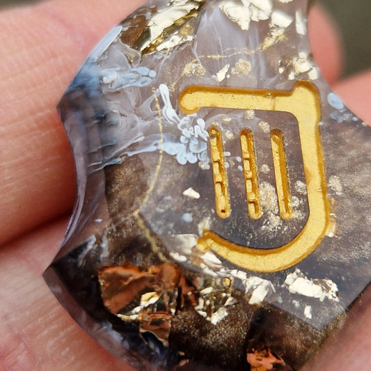 FFXIV Bard Physical DPS Role Job Stone - Black Gold