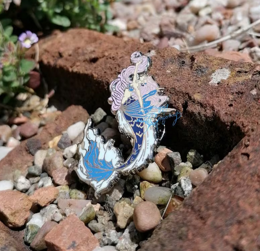 Pretty Pastel Mermaid Hard Enamel Pin