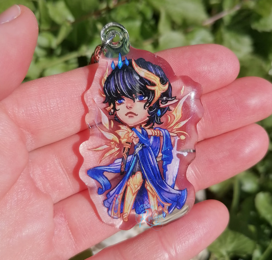 FFXIV Aymeric Greek Myth Zeus Inspired Keyring