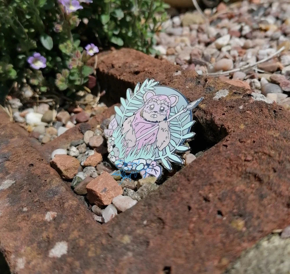 Pastel Star War Bear Inspired Hard Enamel Pin Badge