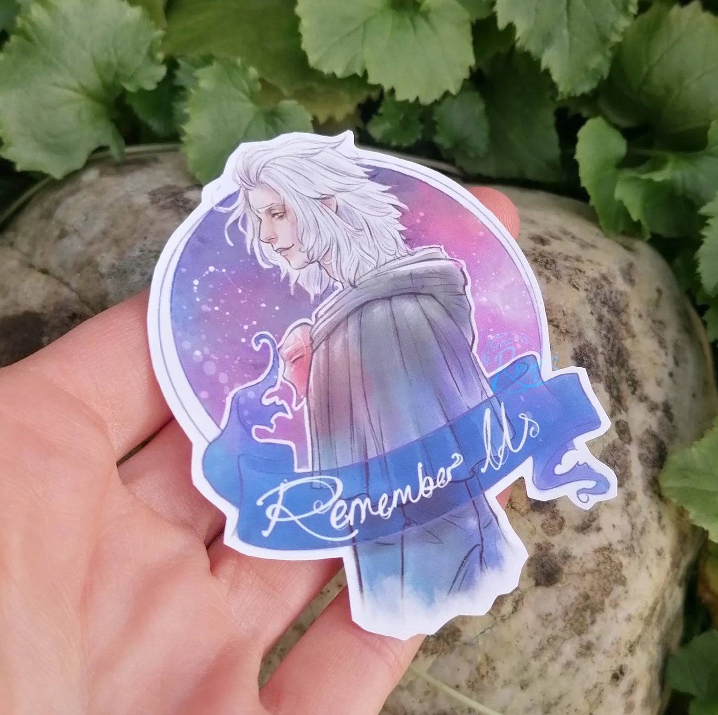 FFXIV Emet-Selch Hades Remember Us Quote Sticker