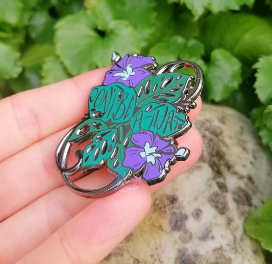 Leafy Don't Be A Twat Hard Enamel Pin