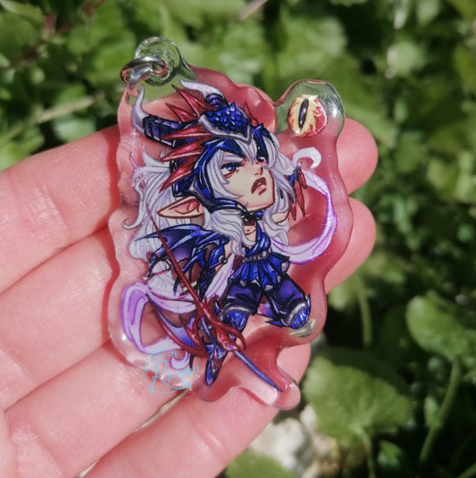 FFXIV Estinien Greek Myth Ares Inspired Keyring