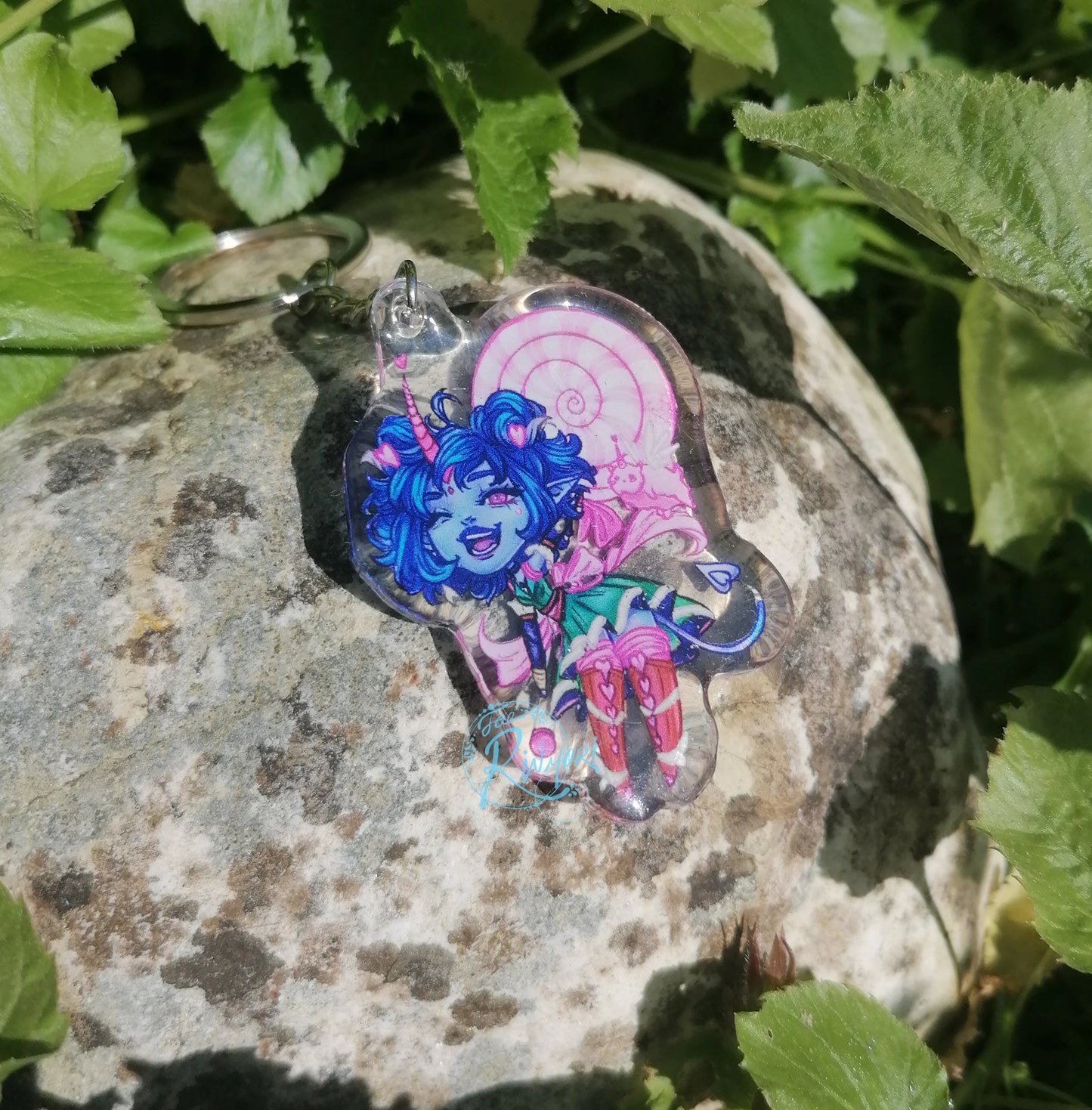 Japan Inspired Jester Acrylic Keyring - Magical Girl -