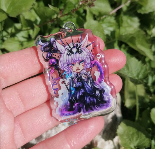 FFXIV Y'shtola Greek Myth Hecate Inspired Keyring