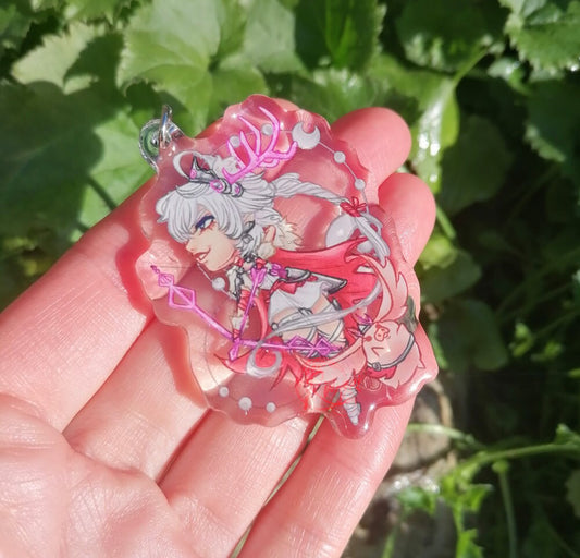 FFXIV Alisaie Greek Myth Artemis Inspired Keyring