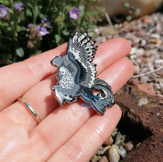 Fantasy Hippogriff Hard Enamel Pin Badge