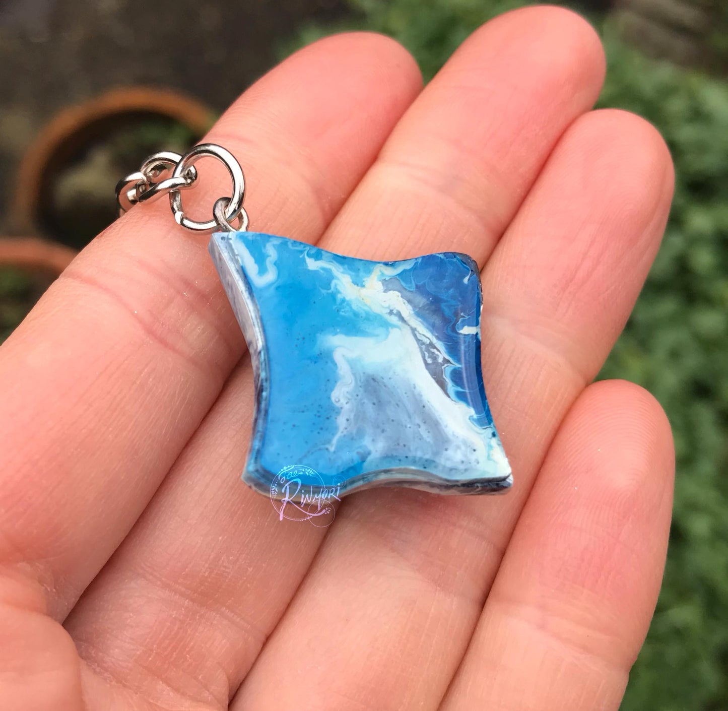 FFXIV Ninja Melee DPS Role Job Stone - Blue Black