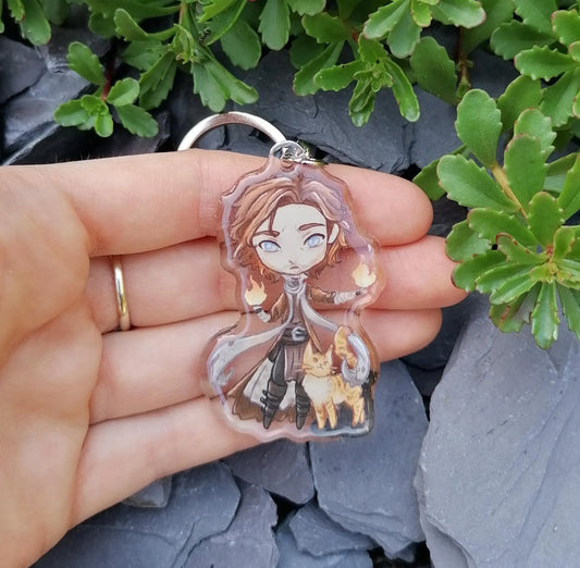 Critical Role Caleb Acrylic Keyring