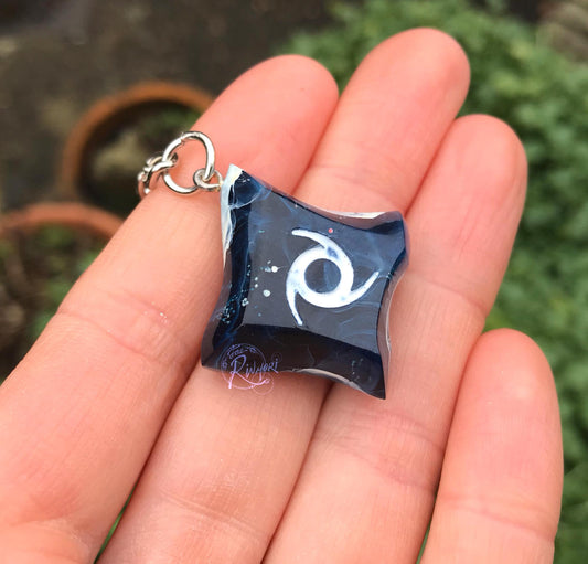 FFXIV Ninja Melee DPS Role Job Stone - Blue Black