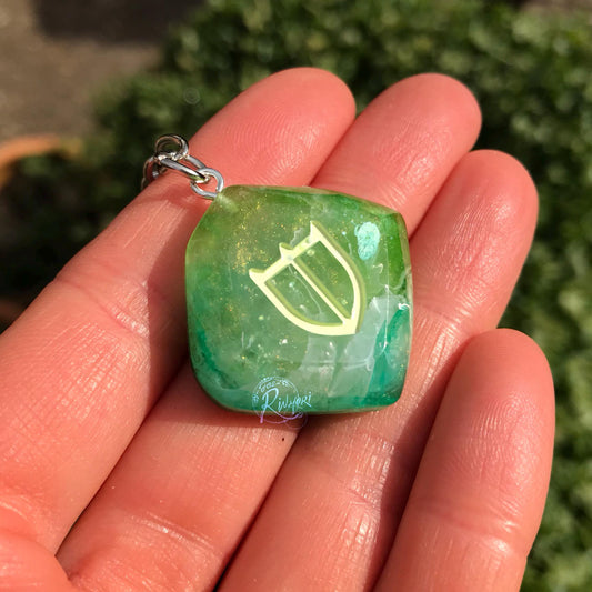 FFXIV Paladin Tank Role Job Stone - Green